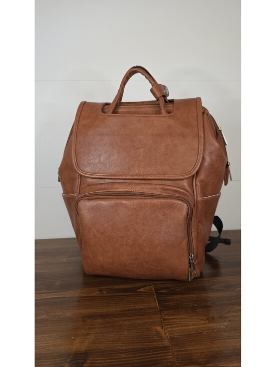 Other - UPPER New York Vegan Leather Diaper Bag, Brown, # 63
